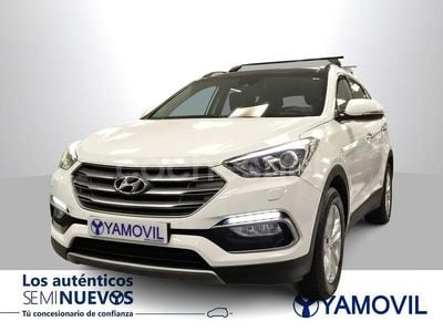 Blanco Usado 2017 Hyundai Santa Fe SUV | 19.450 € (Precio justo)