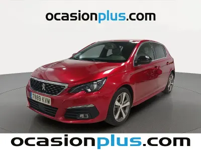 Usado Peugeot 308 GT-line 131 CV (96 kW) 2019 Rojo Utilitario