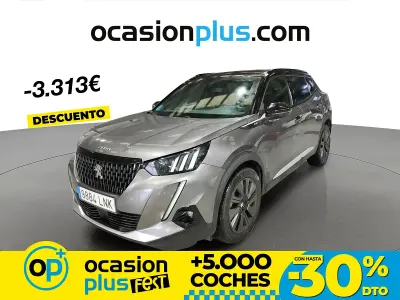 Usado Peugeot 2008 GT 130 CV (95 kW) 2021 Gris SUV