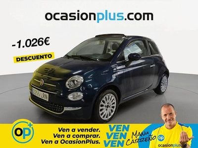 Usado Fiat 500 Dolcevita 70 CV (51 kW) 2021 Azul Descapotable