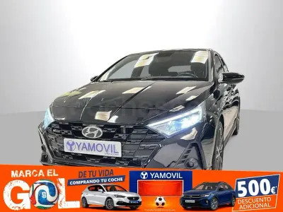Usado Hyundai i20 N Line 100 CV (73 kW) 2022 Negro Utilitario