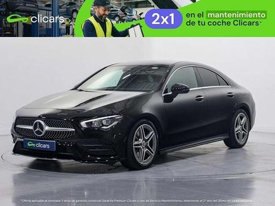 Usado Mercedes CLA200 150 CV (110 kW) 2021 Negro Coupe