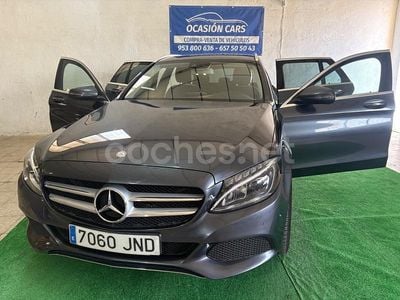 Usado Mercedes C220 Avantgarde 170 CV (125 kW) 2016 Gris / plata Familiar