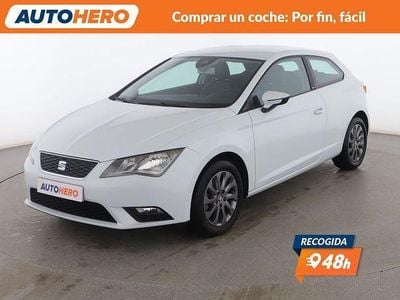 Usado Seat Leon I-Tech 105 CV (77 kW) 2014 Blanco Utilitario