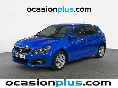 Usado Peugeot 308 Active 110 CV (80 kW) 2021 Azul Utilitario