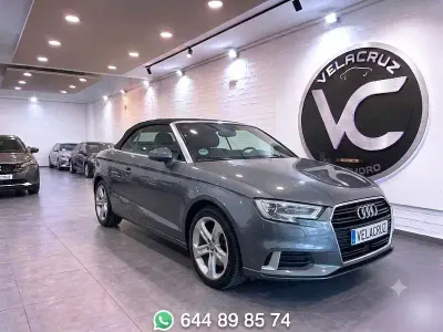 Usado Audi A3 Cabriolet 150 CV (110 kW) 2017 Gris / plata Descapotable