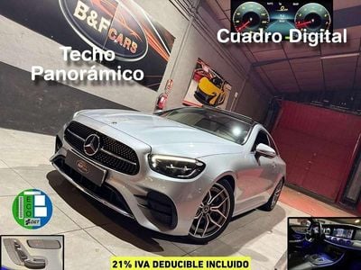 Usado Mercedes E350 299 CV (219 kW) 2022 Plateado Coupe
