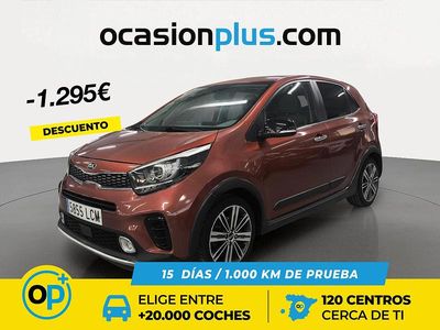 Usado Kia Picanto X-Line 100 CV (73 kW) 2019 Naranja Utilitario