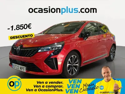 Usado Renault Clio V Techno 90 CV (66 kW) 2024 Rojo Berlina