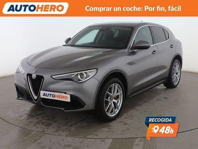 Usado Alfa Romeo Stelvio Lusso 280 CV (205 kW) 2018 Gris SUV