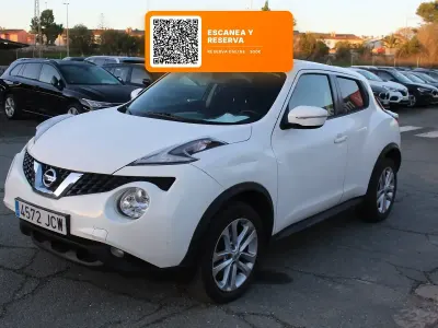 Usado Nissan Juke Acenta 110 CV (80 kW) 2015 Blanco SUV
