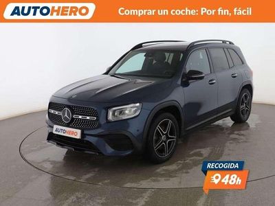 Usado Mercedes GLB200 AMG line 163 CV (119 kW) 2021 Azul SUV