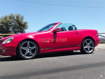 Usado Mercedes SLK230 197 CV (144 kW) 2001 Rojo Descapotable