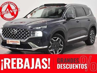 Gris / plata Usado 2021 Hyundai Santa Fe SUV | 32.890 € (Un poco caro)