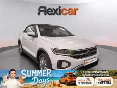 Usado VW T-Roc Cabriolet Style 110 CV (80 kW) 2022 Blanco Descapotable