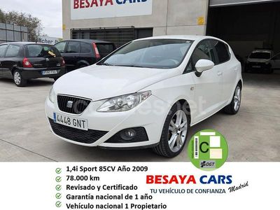 Usado Seat Ibiza Sport 86 CV (63 kW) 2009 Blanco Berlina