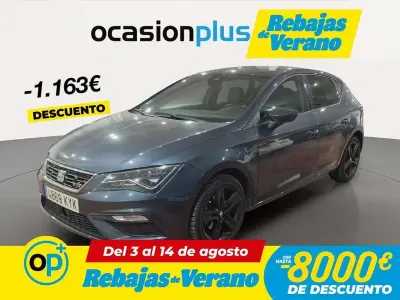 Usado Seat Leon FR 131 CV (96 kW) 2019 Gris Utilitario
