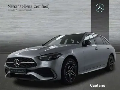 Usado Mercedes C300e 313 CV (230 kW) 2025 Plateado Familiar