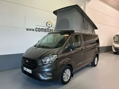 Usado Ford Transit Custom Trend 129 CV (94 kW) 2020 Gris Familiar