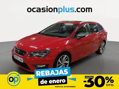 Rojo Usado 2015 Seat Leon FR Familiar | 14.490 € (Precio justo)