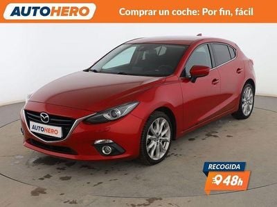 Rojo Usado 2016 Mazda 3 Luxury Berlina | 11.799 € (Precio justo)