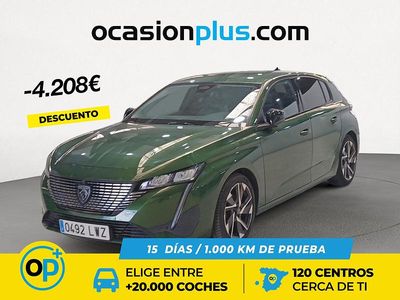 Usado Peugeot 308 Allure 130 CV (95 kW) 2022 Verde Berlina
