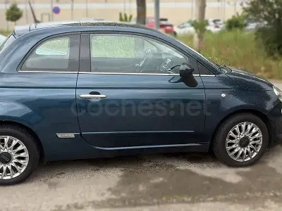 Usado Fiat 500 Lounge 95 CV (69 kW) 2018 Azul Berlina