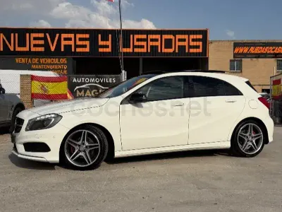 Usado Mercedes A180 AMG line 122 CV (89 kW) 2015 Blanco Utilitario
