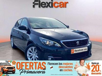 Usado Peugeot 308 Style 131 CV (96 kW) 2020 Azul Utilitario