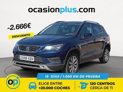 Usado Seat Ateca Ecomotive 115 CV (84 kW) 2017 Azul SUV