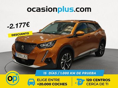 Usado Peugeot 2008 Allure 130 CV (95 kW) 2021 Naranja SUV