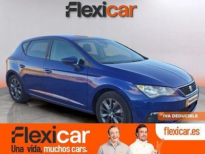 Usado Seat Leon Style 130 CV (95 kW) 2020 Azul Familiar