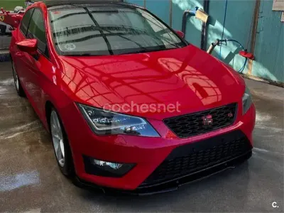 Usado Seat Leon SC FR 150 CV (110 kW) 2013 Rojo Utilitario