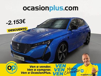 Usado Peugeot 308 GT 130 CV (95 kW) 2021 Azul