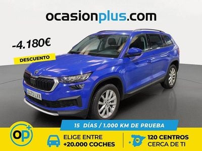 Usado Skoda Kodiaq Ambition 150 CV (110 kW) 2022 Azul SUV