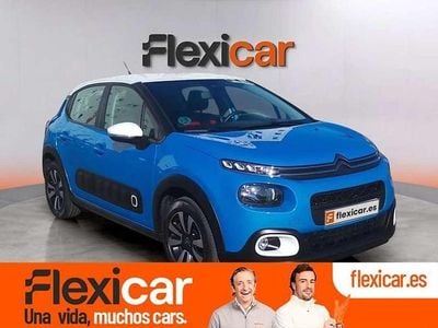 Usado Citroën C3 Feel 83 CV (61 kW) 2021 Azul Utilitario