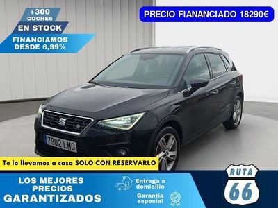 Usado Seat Arona Ecomotive 110 CV (80 kW) 2021 Negro SUV