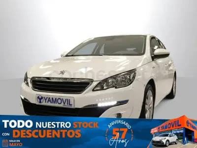 Usado Peugeot 308 Style 131 CV (96 kW) 2017 Blanco Berlina