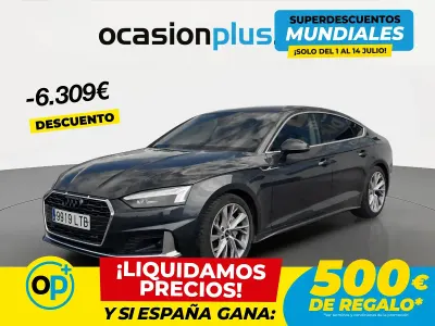 Usado Audi A5 Advanced Plus 204 CV (150 kW) 2021 Gris Coupe