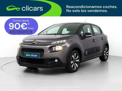 Usado Citroën C3 Feel 82 CV (60 kW) 2020 Gris Utilitario