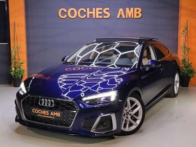 Käytetty Audi A5 Sportback S-Line 150 HP (110 kW) 2021 Sininen Viistoperä