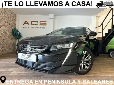 Usado Peugeot 508 Allure 131 CV (96 kW) 2022 Negro Berlina