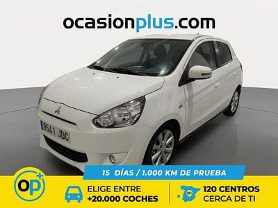 Usado Mitsubishi Space Star Motion 80 CV (58 kW) 2015 Blanco Utilitario