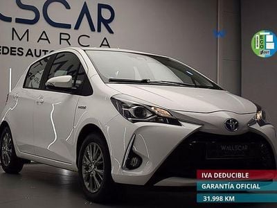 Usado Toyota Yaris Hybrid Active 100 CV (73 kW) 2020 Blanco Berlina