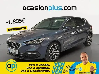 Usado Seat Leon 150 CV (110 kW) 2021 Azul Berlina