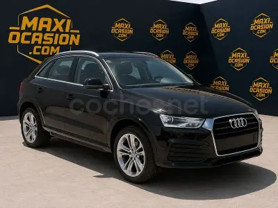 Usado Audi Q3 150 CV (110 kW) 2018 Negro SUV