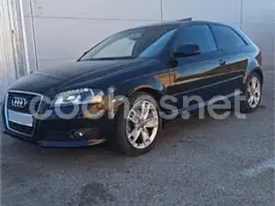 Usado Audi A3 Ambition 140 CV (102 kW) 2009 Negro Utilitario