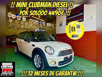 Usado Mini Cooper D Clubman 110 CV (80 kW) 2009 Blanco Familiar