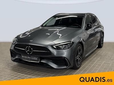 Usado Mercedes C220 AMG line 200 CV (147 kW) 2025 Gris selenita Familiar