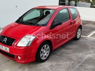 Usado Citroën C2 VTR Sport 70 CV (51 kW) 2005 Rojo Utilitario